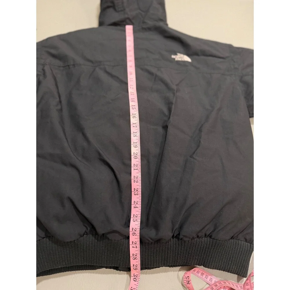 The North Face Gotham HyVent Bomber Jacket Mens XL Black Hooded Waterproof